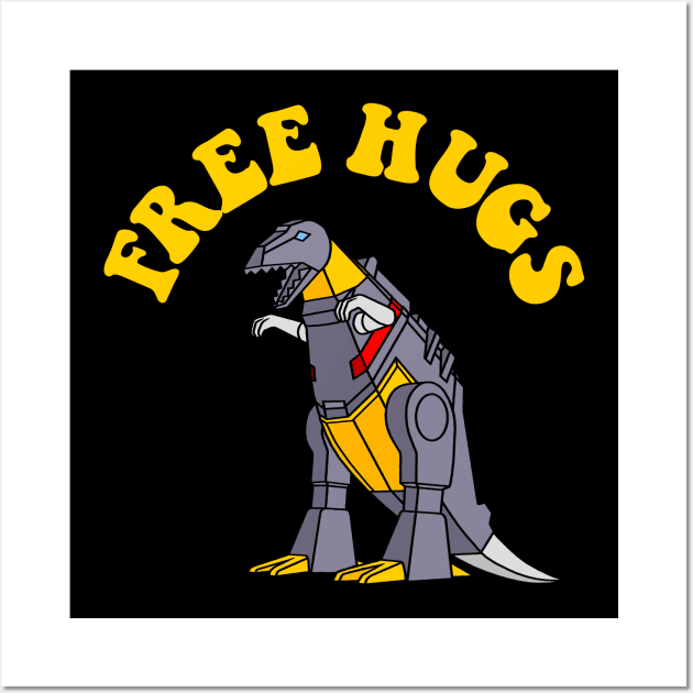 GRIMLOCK : Transformers GEN 1 - free hugs 2.0 Wall Art by ROBZILLA